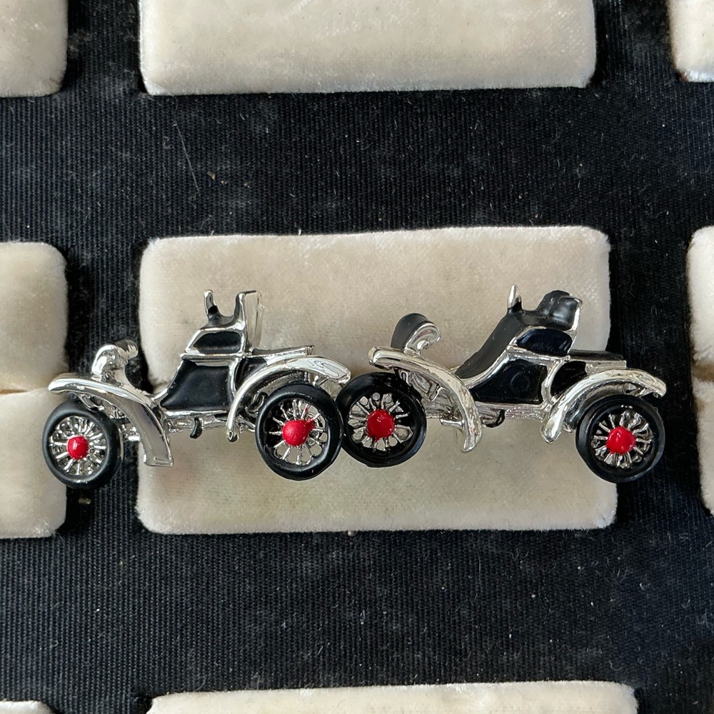 Vintage Antique Car Cuff Links